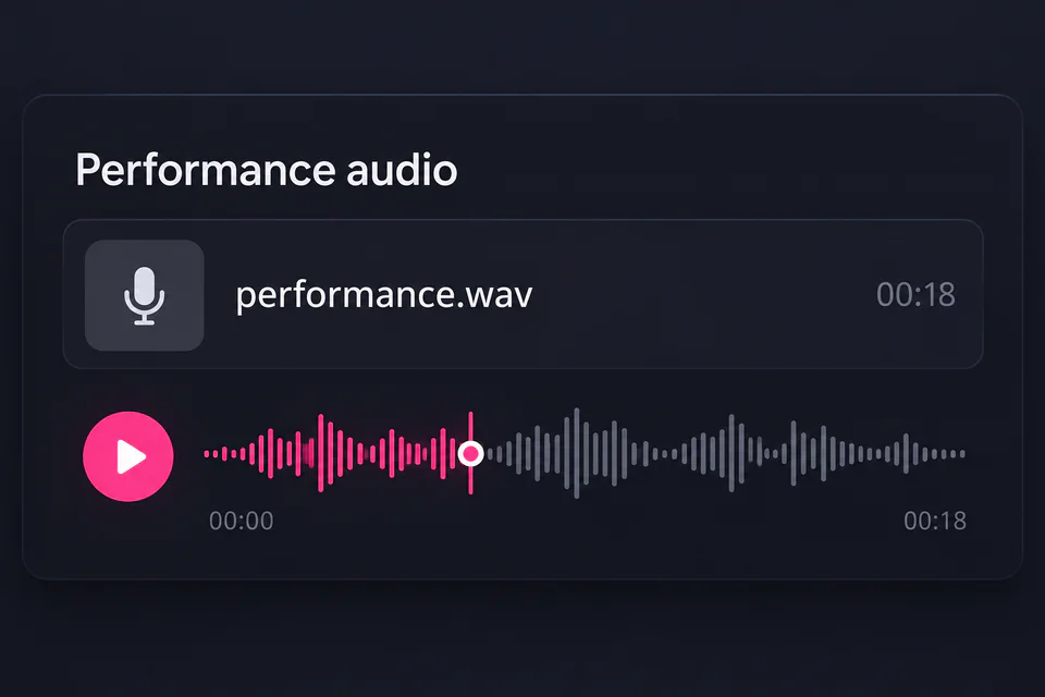 Add Your Audio interface in the OmniHuman 2.0 video generator